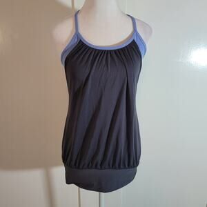 Lululemon Athletica Size EST 4 Women's No Limit Racerback Tank Top Sports Bra‎